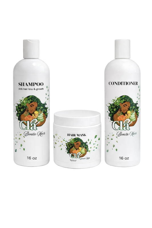 Shampoo + Hair mask + Conditioner 16 oz